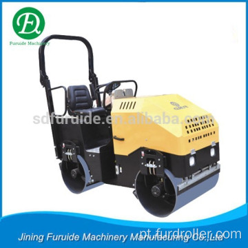 Compactador de rolo duplo hidráulico de 2 toneladas com motor Perkins (FYL-900)